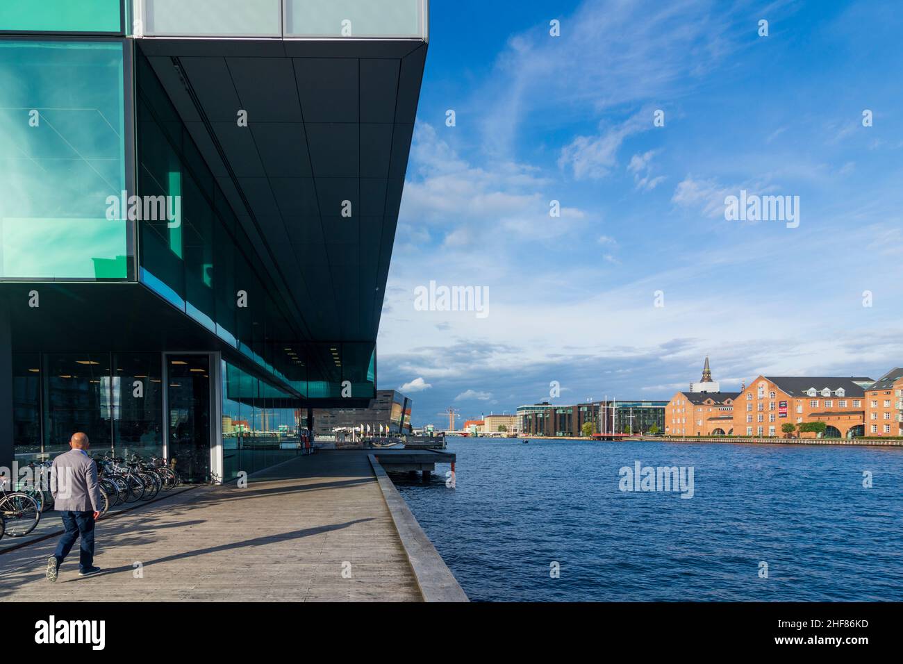 Copenhagen,  Koebenhavn,  Danish Architecture Center (Dansk Arkitektur Center,  DAC),  Inner Harbour in Zealand,  Sealand,  Sjaelland,  Denmark Stock Photo
