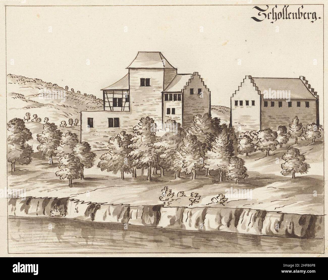 Schollenberg 18 Jh Stock Photo - Alamy