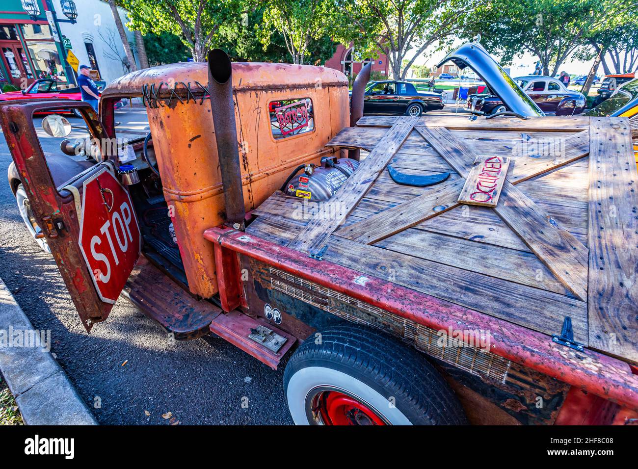 Fernandina Beach, FL October 18, 2014 Wide angle rear side view of a