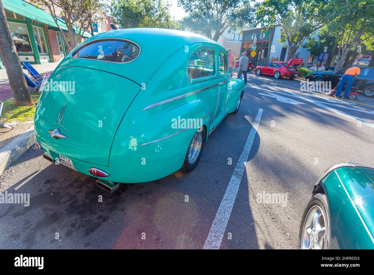 Fernandina Beach, FL October 18, 2014 Wide angle rear corner view of