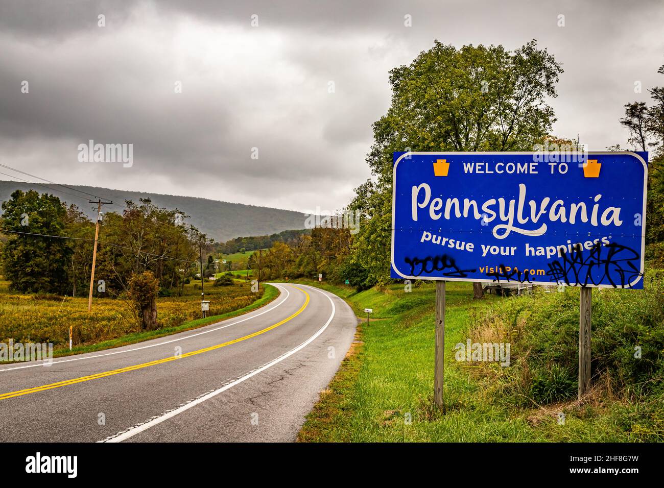 Map of eastern pennsylvania hi-res stock photography and images - Alamy
