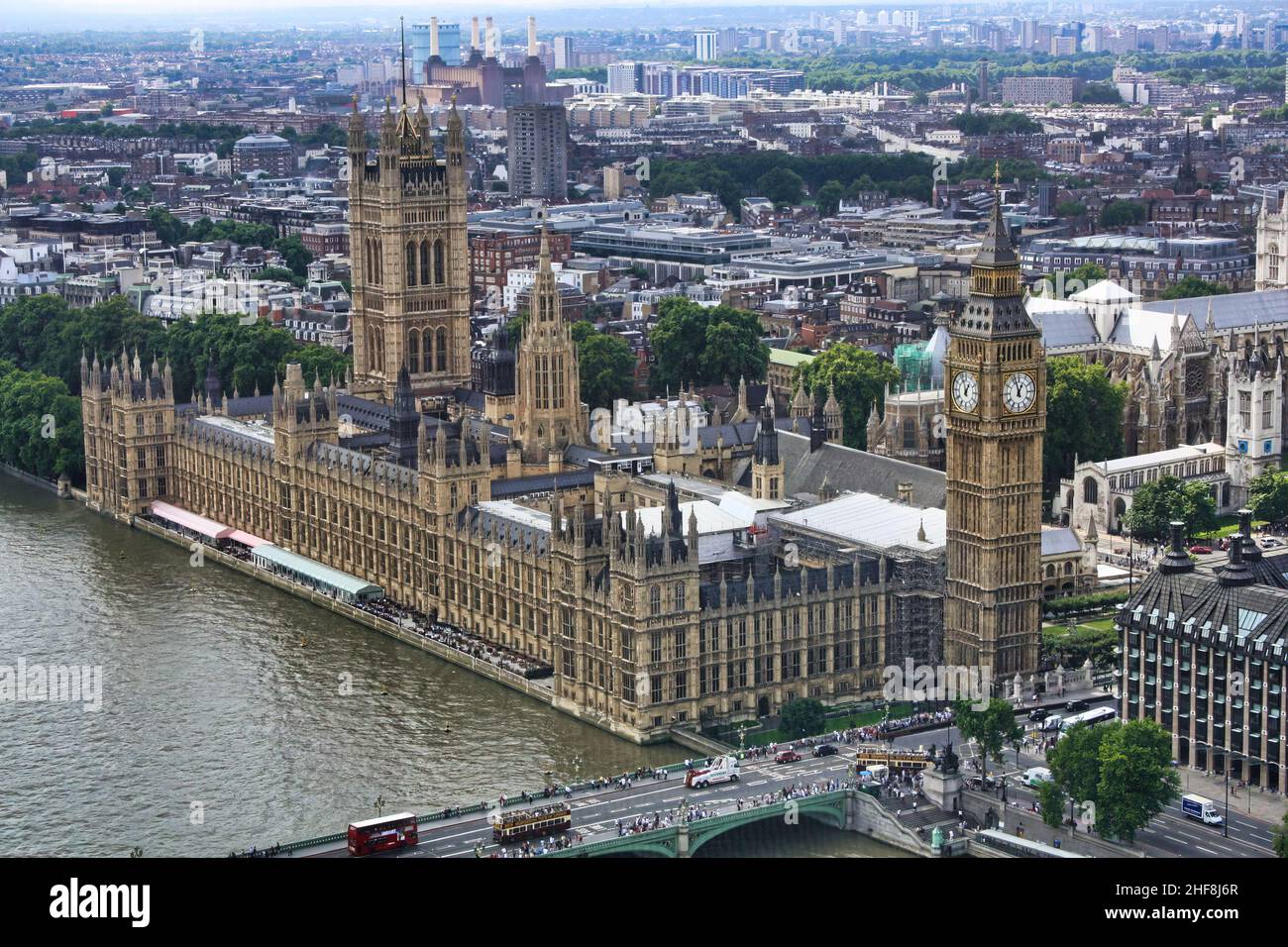 The famous Big ben clock tower, London UK Stock Photo