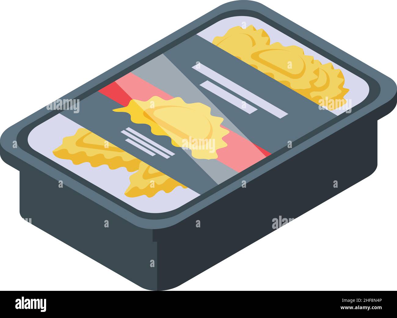 Penne pasta basil bread Stock Vector Images - Alamy