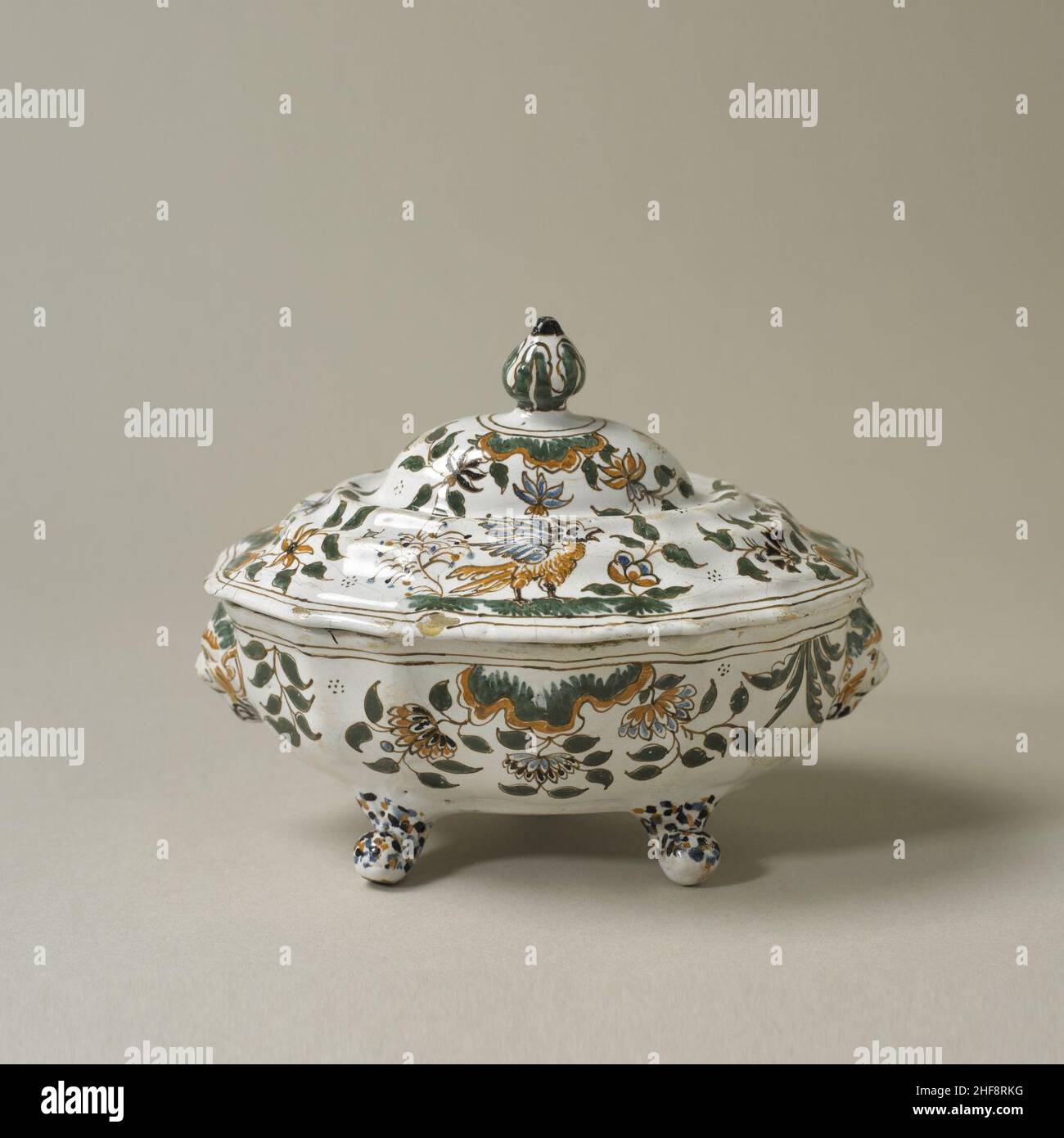 Sauce Tureen And Lid (France), 1760s80s Stock Photo Alamy