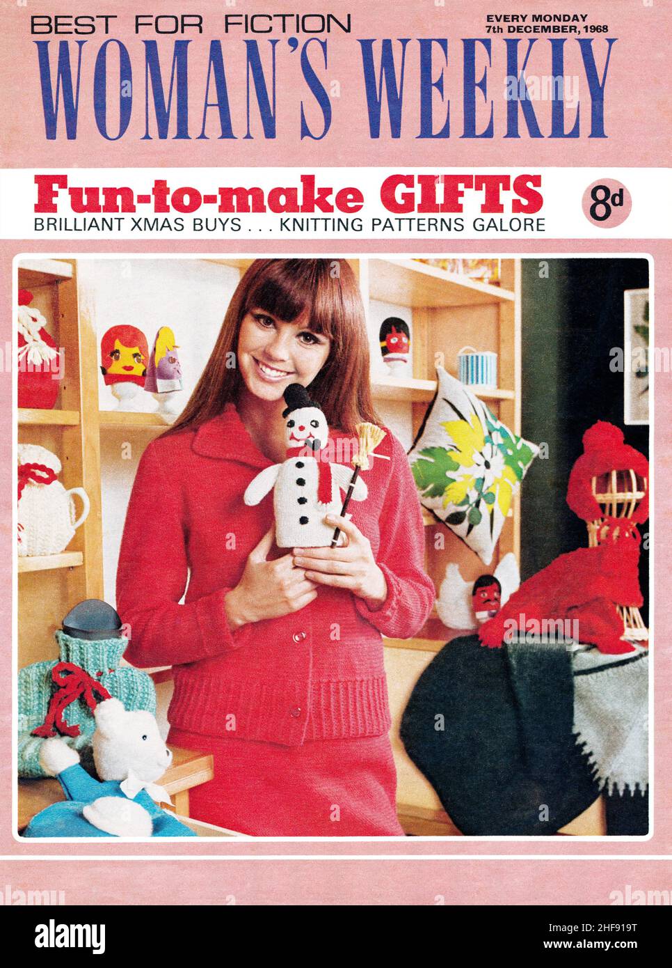 Front cover of Woman's Weekly magazine for 7th December 1968. Stock Photo