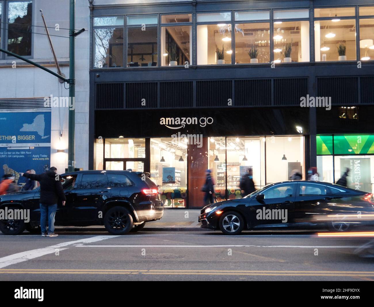 Amazon Go store in New York Stock Photo