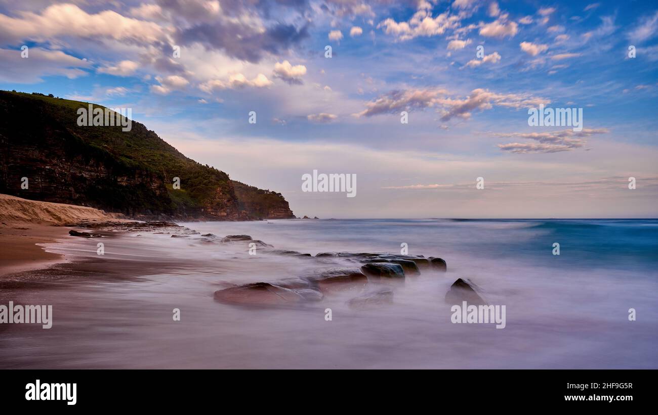 Stanwell Park Beach in New South Wales Stock Photo