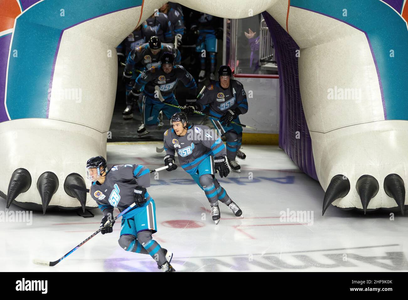 Orlando, Florida, USA. 14th Jan. 2022. ECHL professional hockey game