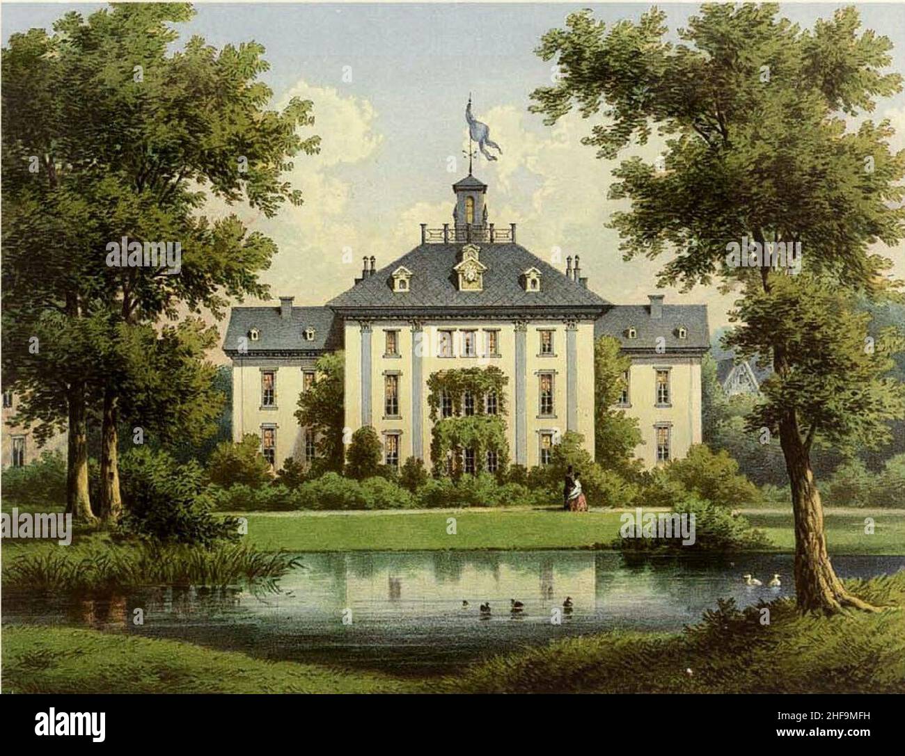 Schloss Kalbe Sammlung Duncker Stock Photo Alamy