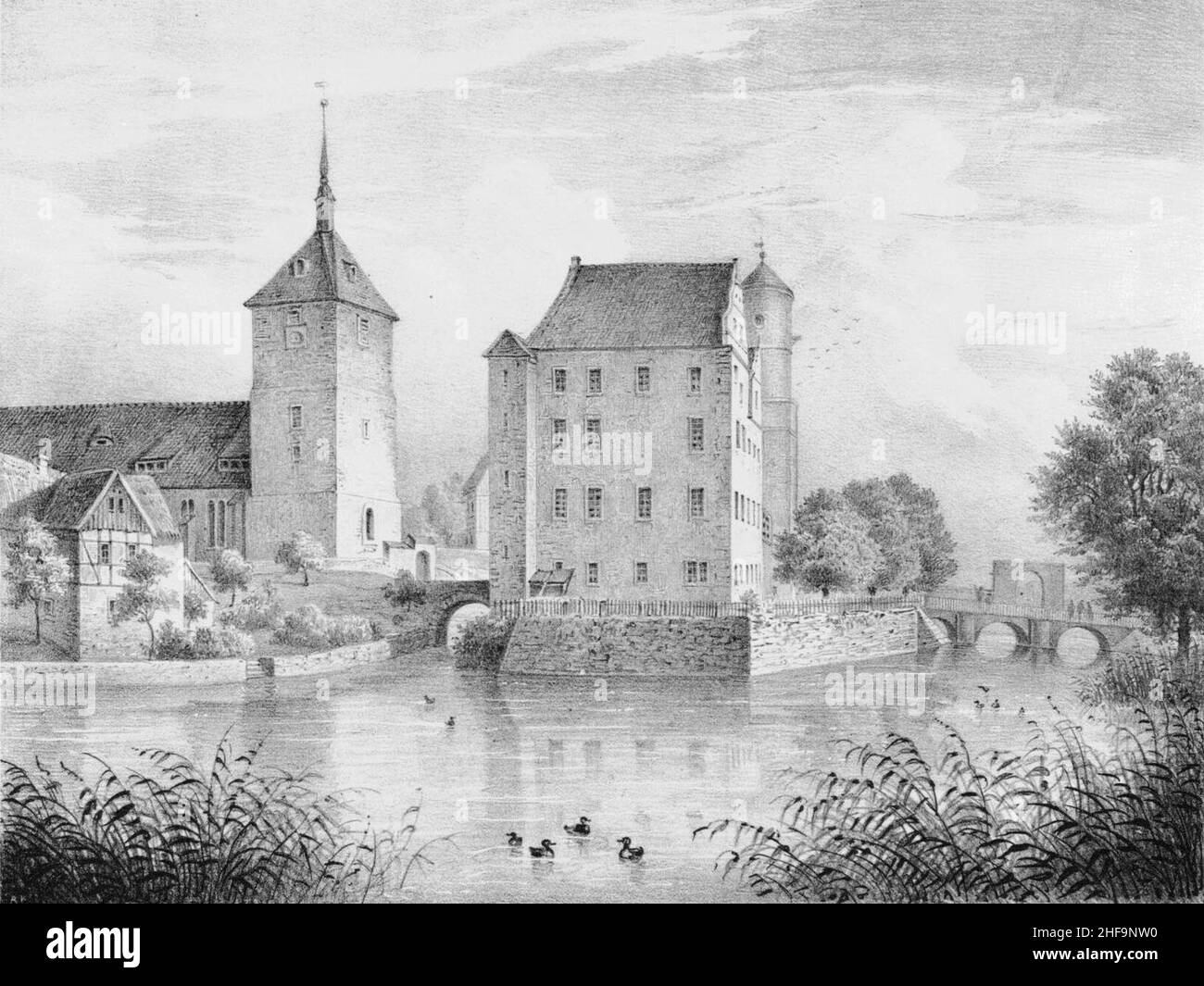 Schloss Schönfeld Dresden Stock Photo Alamy