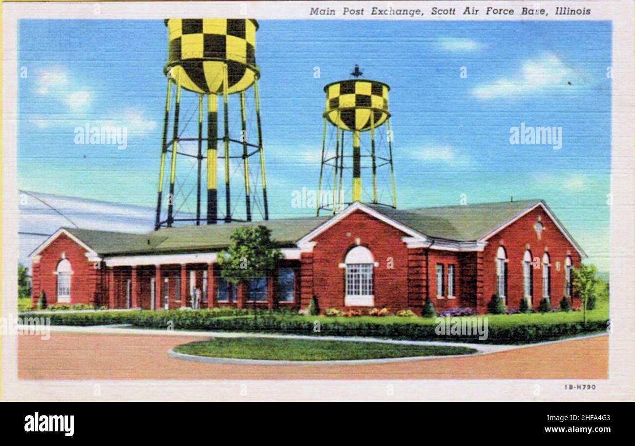 Scott Air Force Base - Main Exchange Stock Photo - Alamy