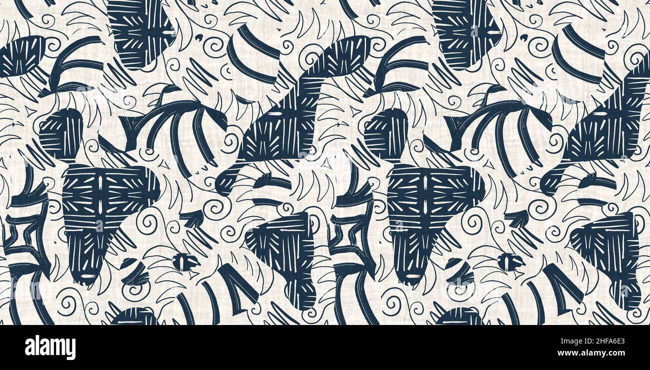 Two Color Drawing Examples Seamless two tone hand drawn brushed effect pattern border swatch. High ...