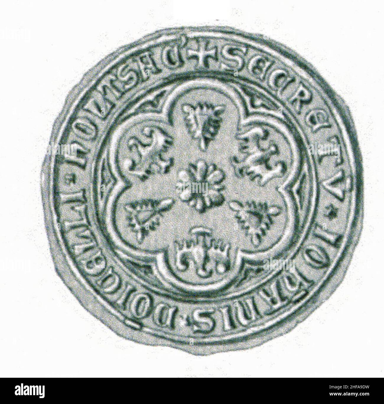 Seal Johann III. (HolsteinKiel) 01 Stock Photo Alamy