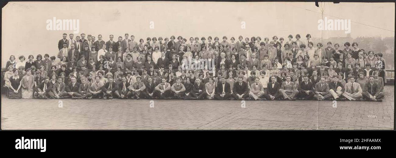 Seattle Business College group portrait, circa 1925 Stock Photo - Alamy