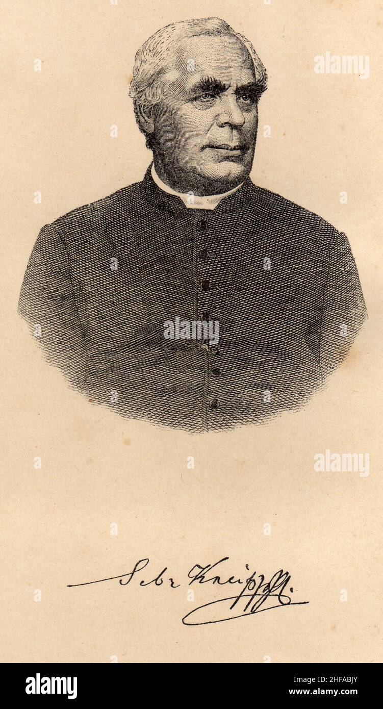 Sebastian Kneipp. Stock Photo