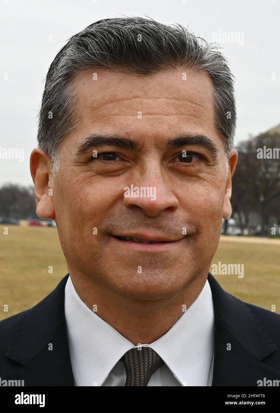 Secretary Xavier Becerra HHS (cropped Stock Photo Alamy