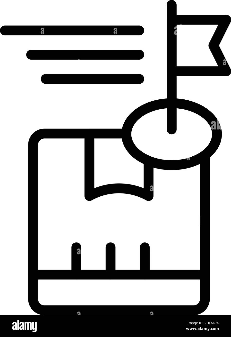 Fast parcel delivery icon outline vector. Cargo export. Order service ...