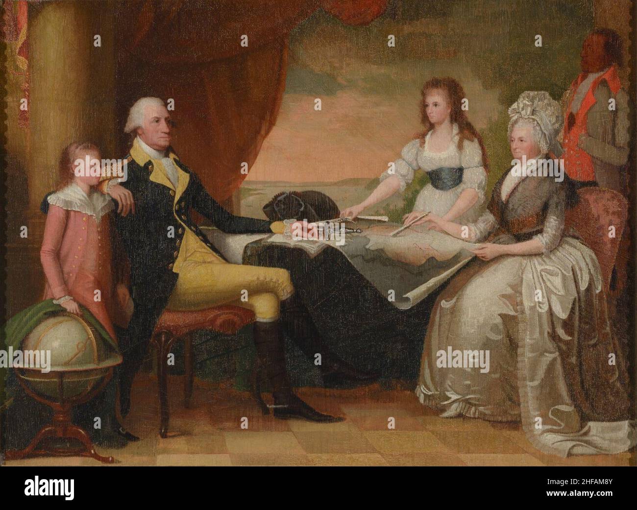 The Washington Family by Edward Savage Stock Photo Alamy