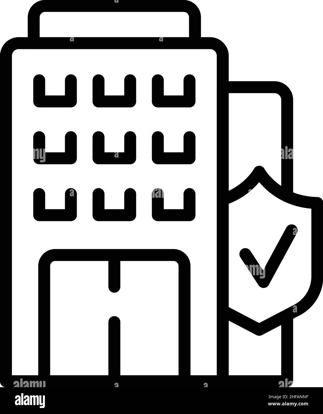 Trade building icon outline vector. Fair expo. Stand show Stock Vector ...