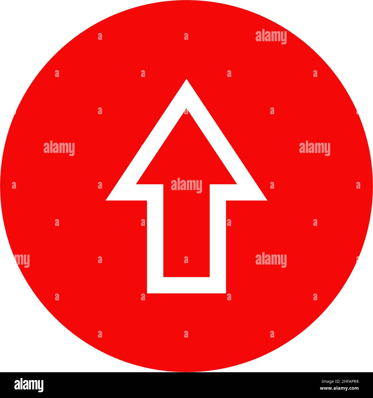 Upload icon logo design vector illustration template Stock Vector