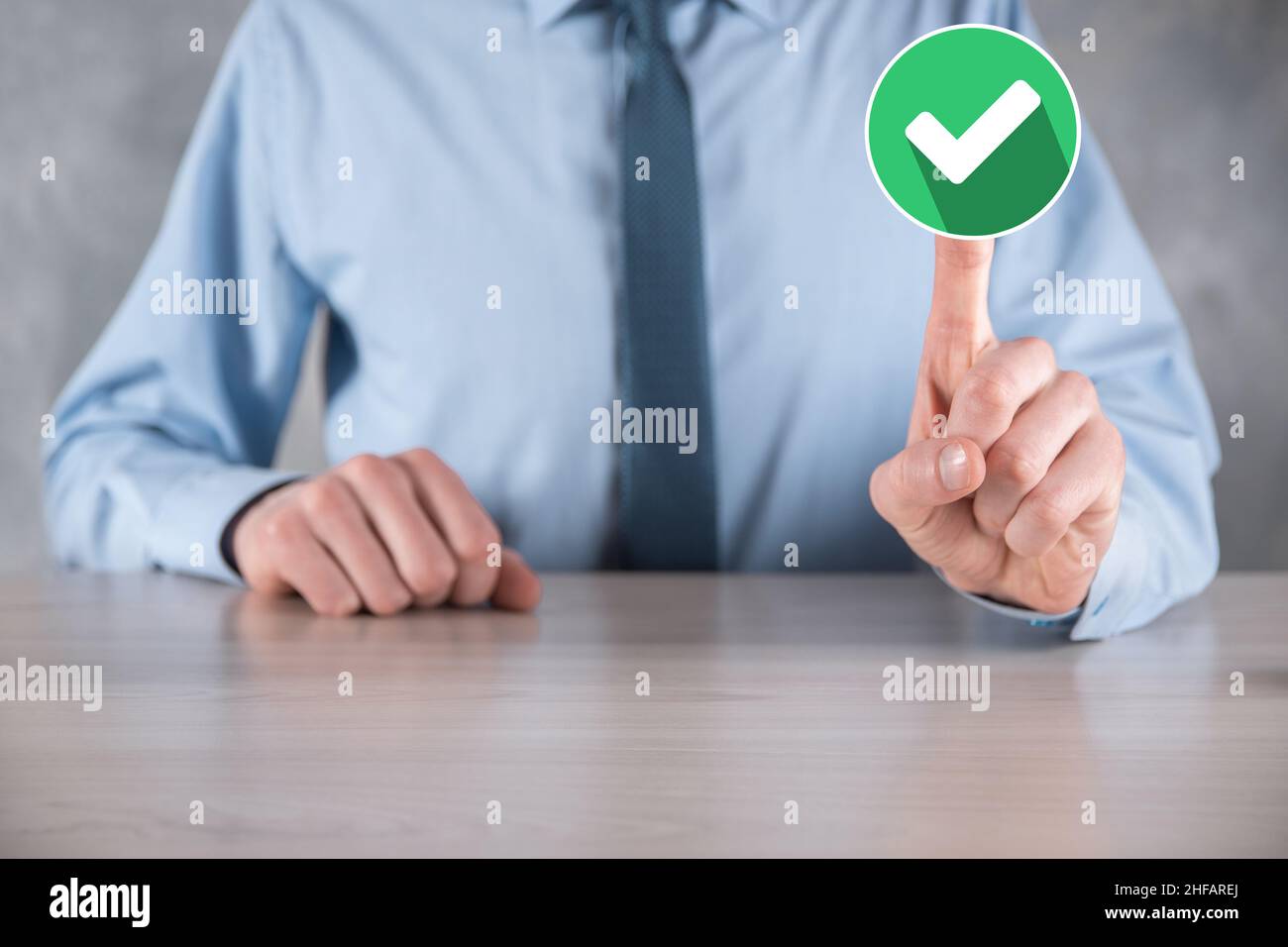 Hand holds green icon Check mark,Check Mark Sign, Tick Icon,right sign ...
