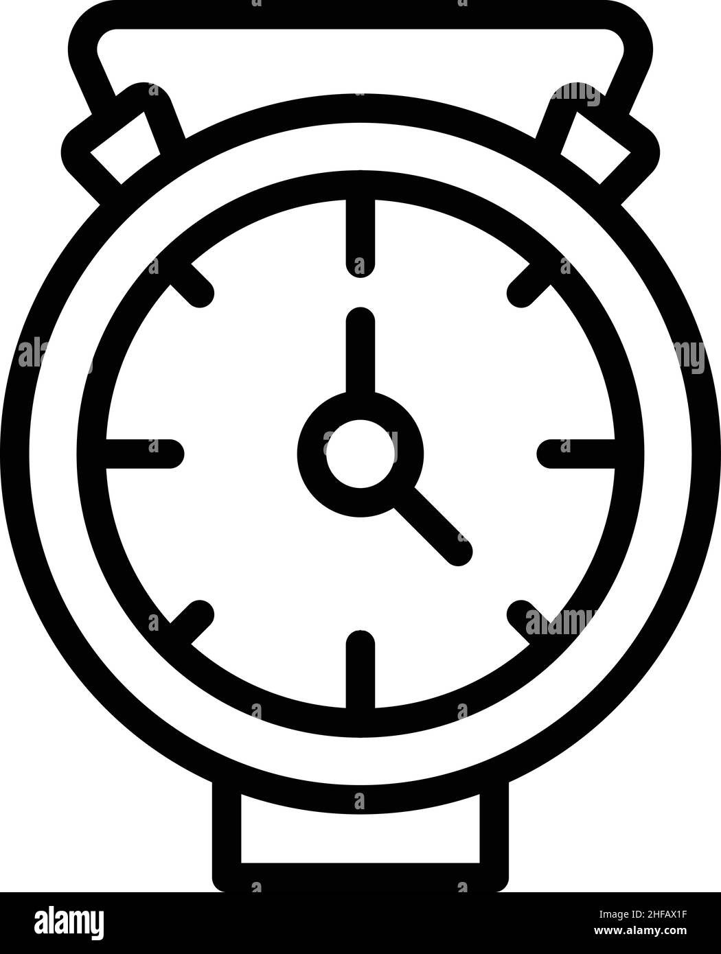 Father and son clock Black and White Stock Photos & Images - Alamy