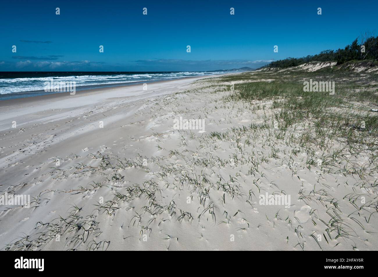 Marcus Beach at the beautiful Sunshine Coast. Stock Photo