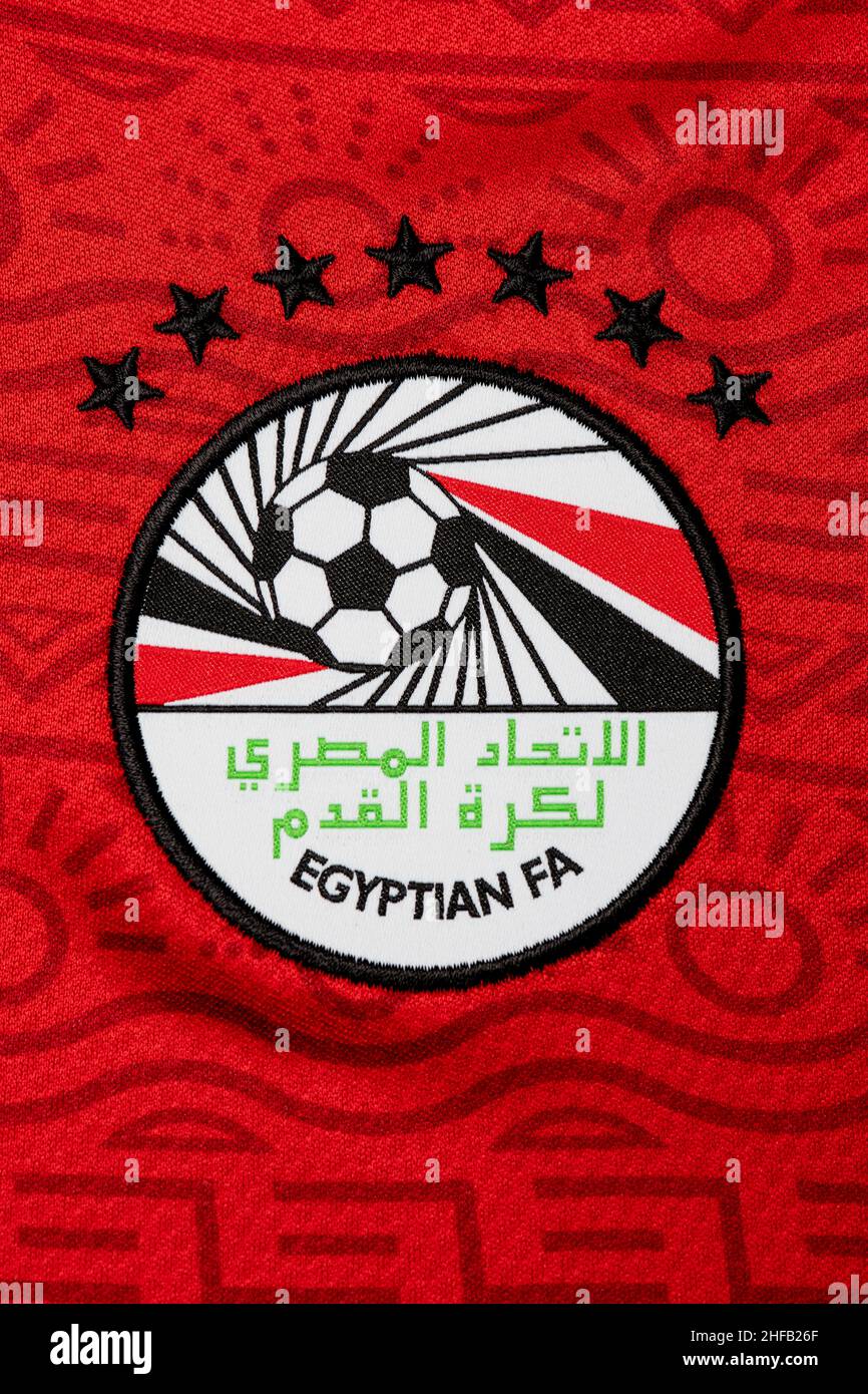 Close up of Egyptian National Football team kit Stock Photo Alamy