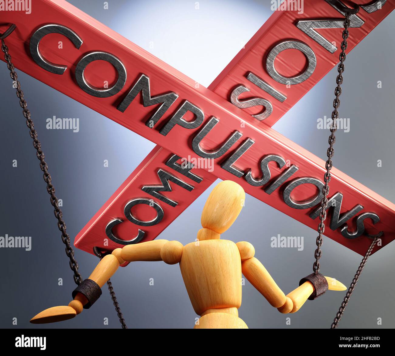 Compulsions control, power, influence and manipulation symbolized by
