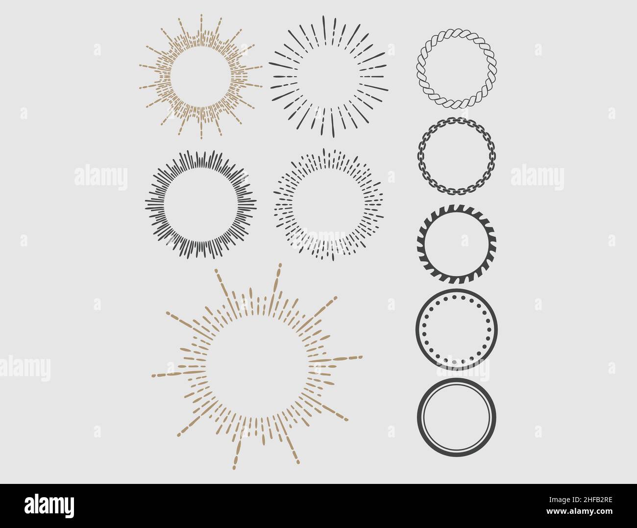 Professional logo design tools and vector templates Stock Vector