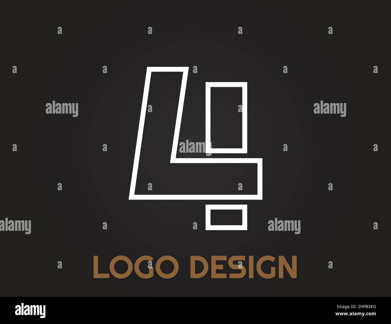 numbers in a beautiful design , logo design Stock Vector