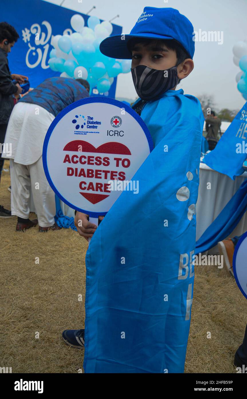 Rawalpindi, Pakistan An artisan is making a beautiful doll Stock Photo