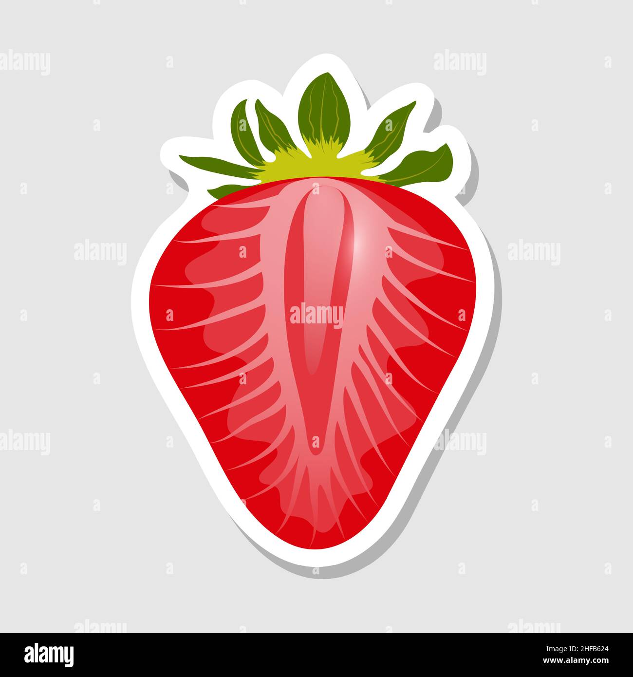 Strawberries Stock Vector Images Alamy