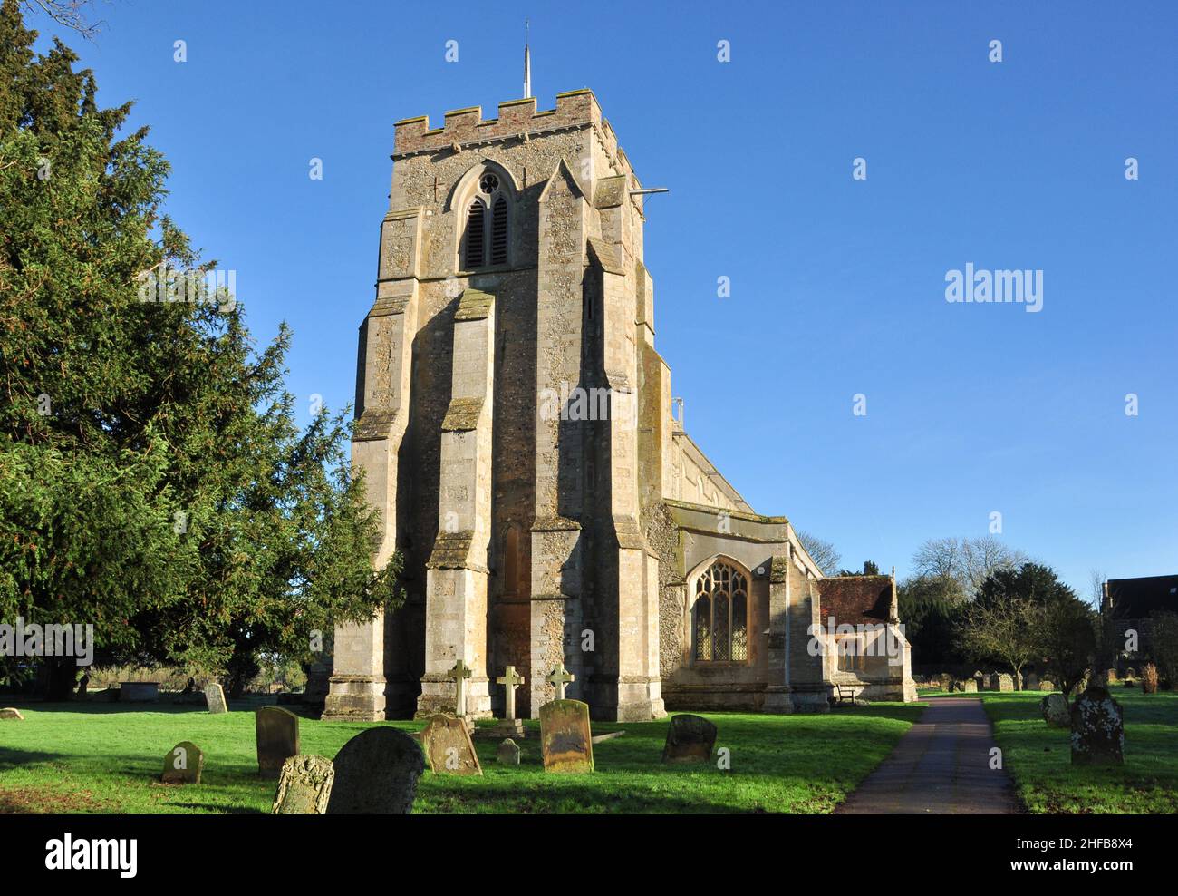 Holy Trinity Church, Balsham, Cambridgeshire, England, Uk Stock Photo 