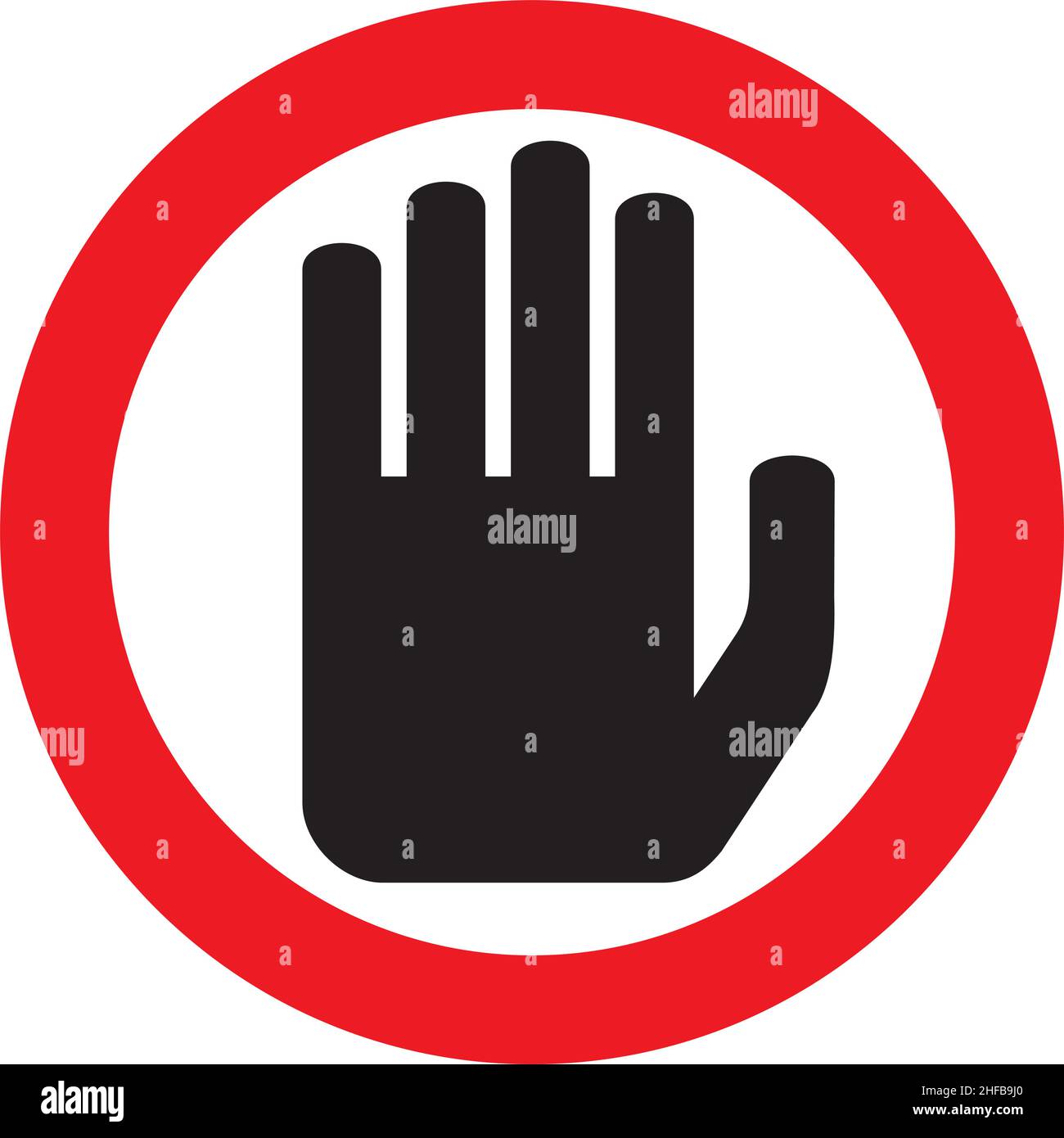 Stop sign vector illustration Stock Vector Image & Art - Alamy