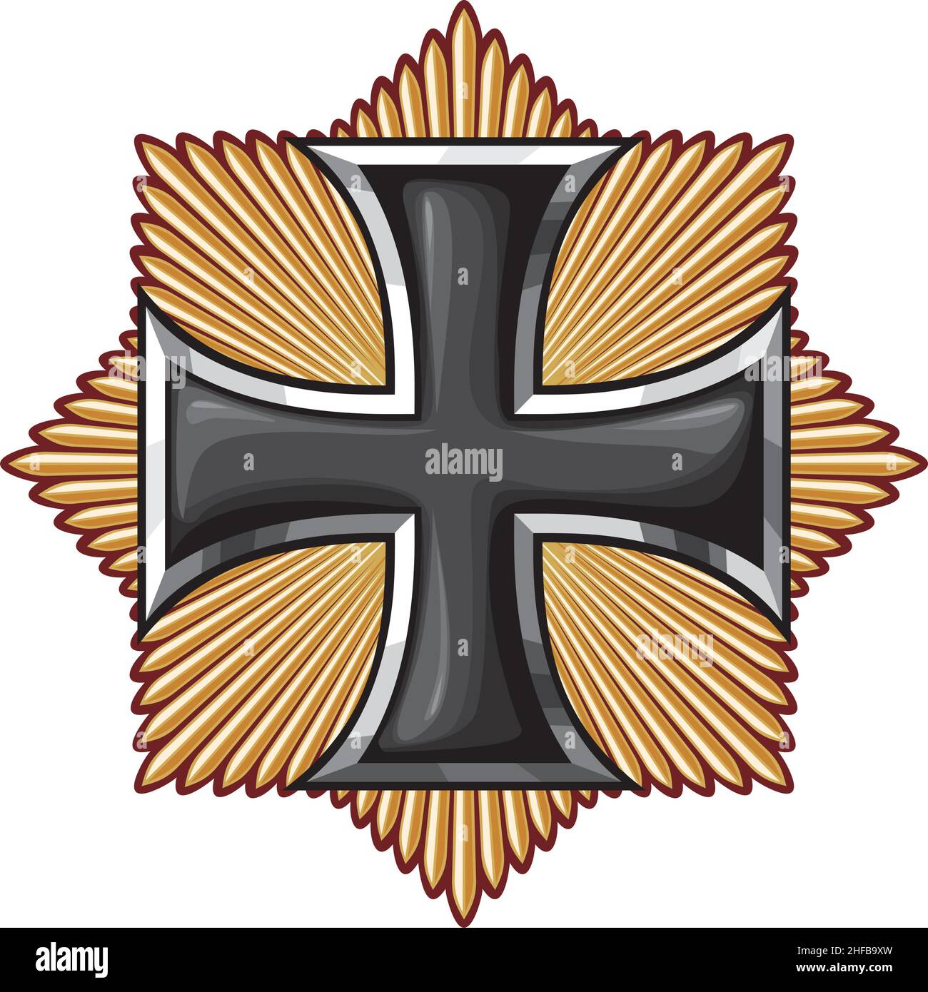 Germany german army iron cross Stock Vector Images Alamy