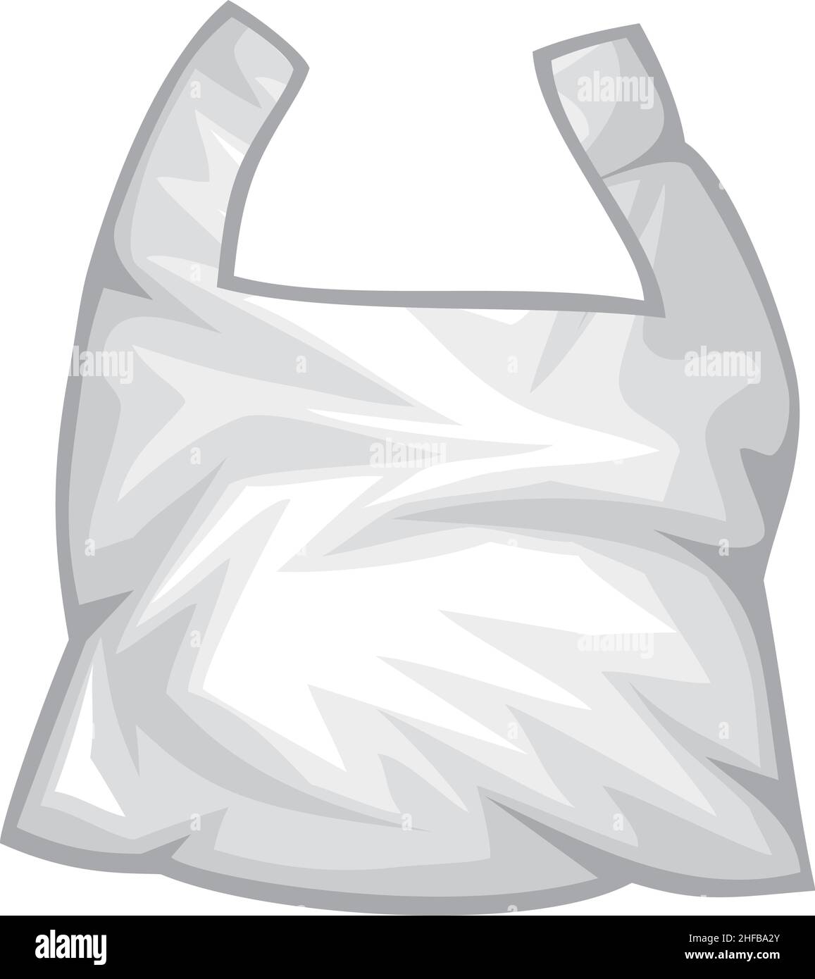 Plastic trash bag vector illustration Stock Vector Image & Art Alamy