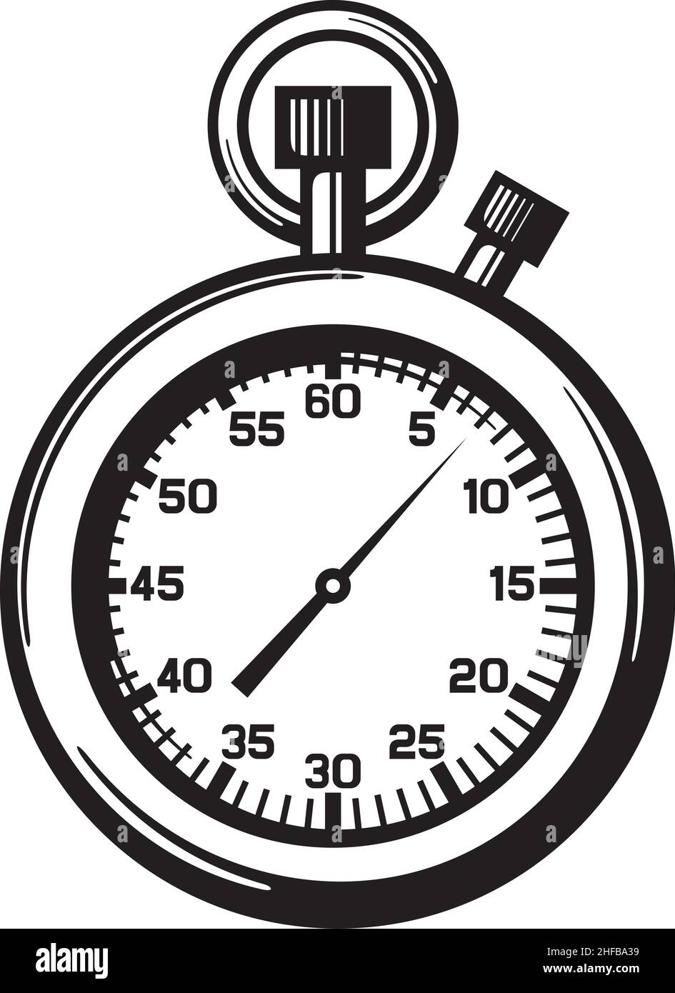 Stopwatch vector illustration Stock Vector Image & Art - Alamy