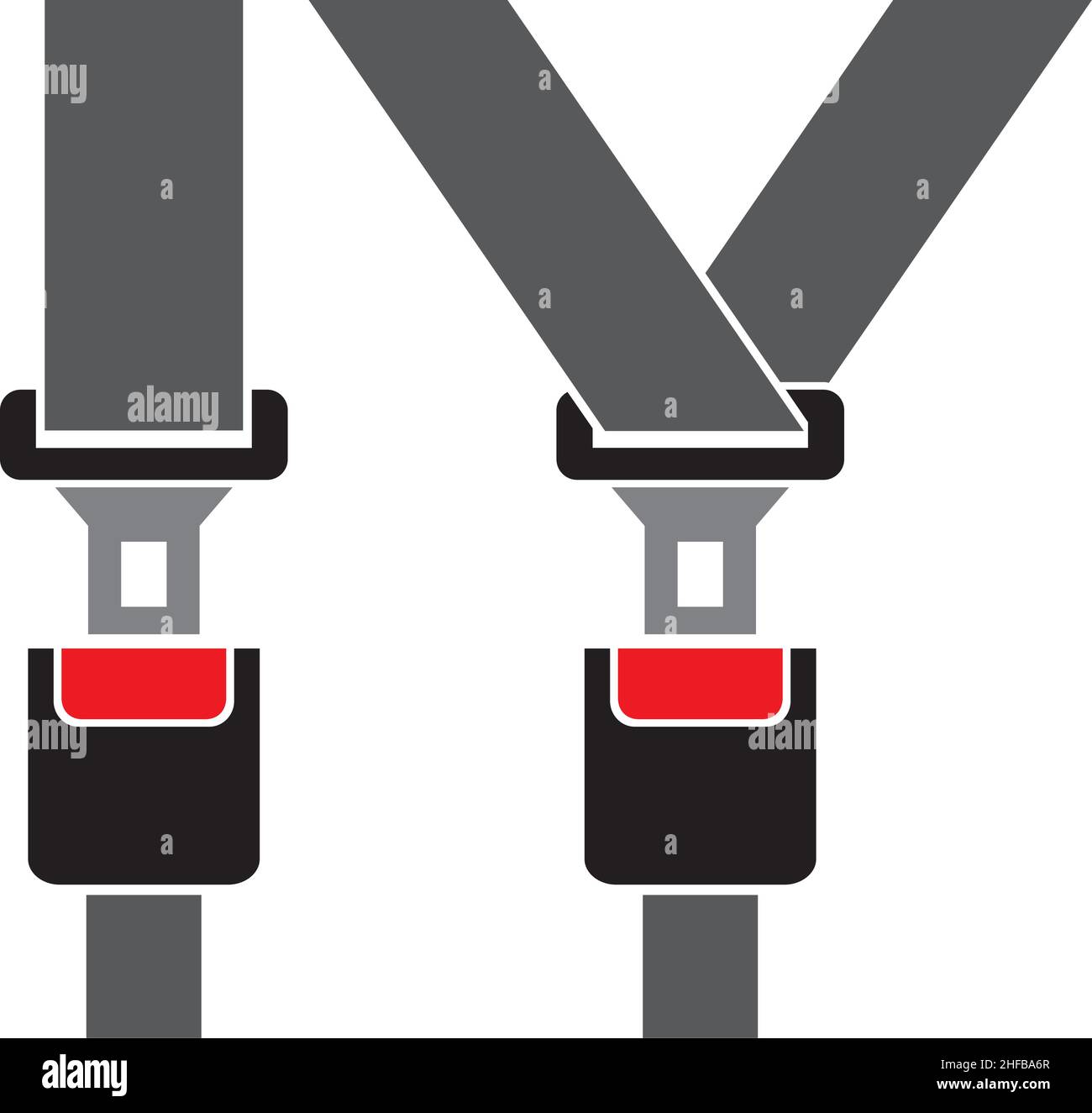 Safety auto seat belt vector illustration Stock Vector Image & Art Alamy