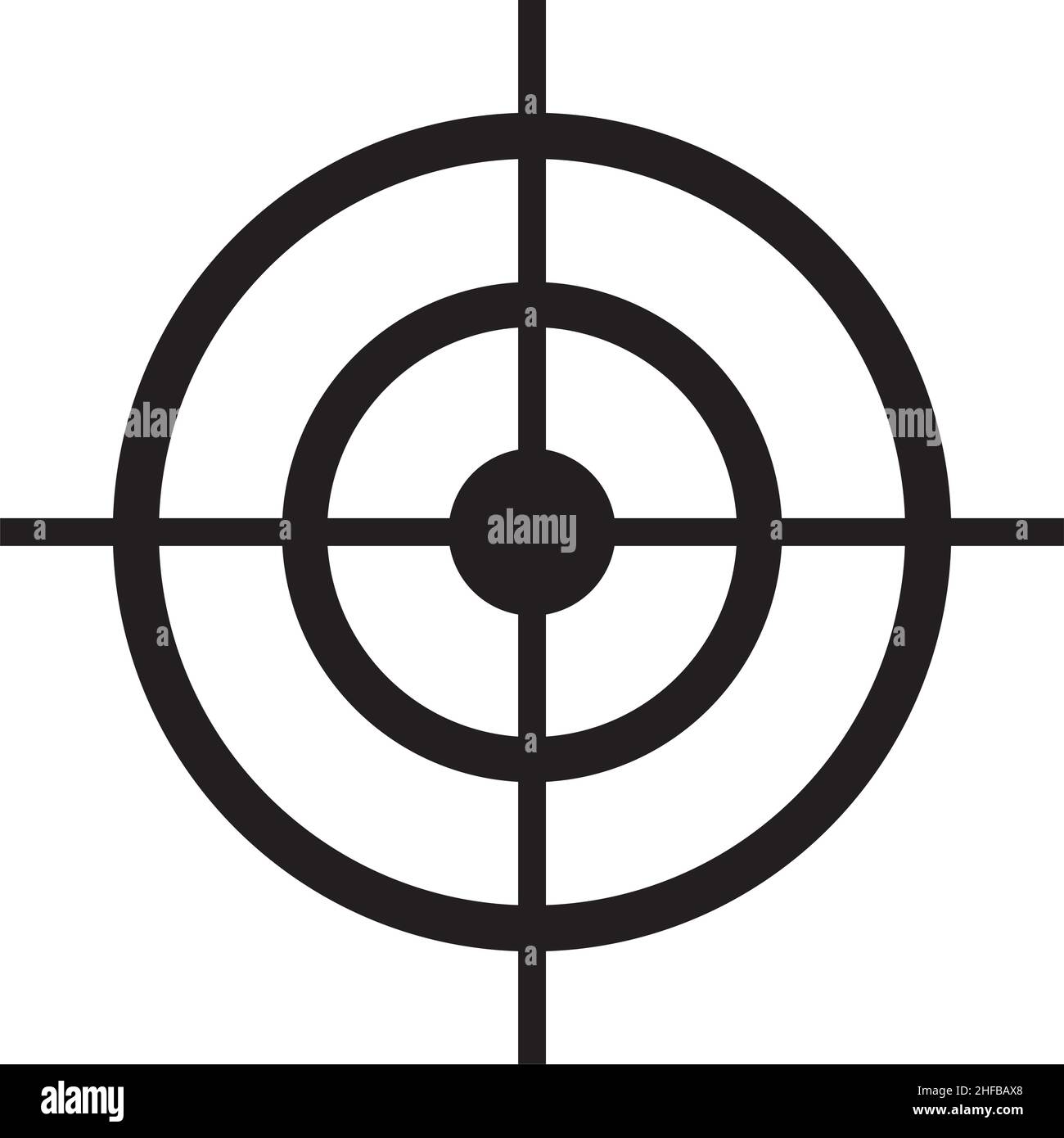 Target icon vector illustration Stock Vector Image & Art - Alamy