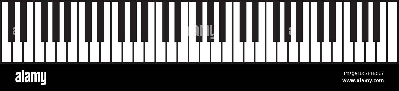 Piano keys vector illustration icon Stock Vector Image & Art - Alamy