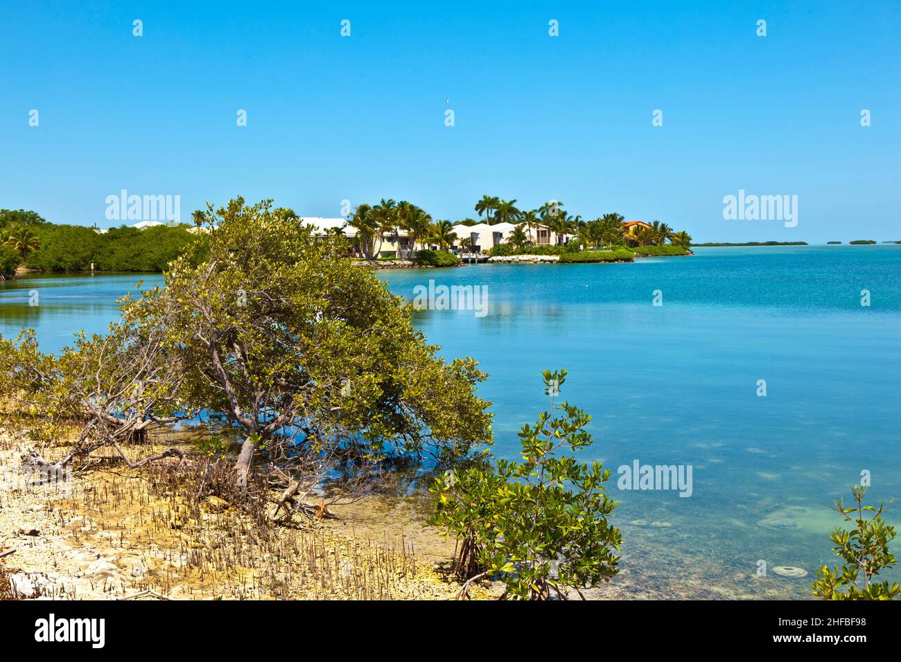 beautiful living area in the Keys at the waterfront Stock Photo Alamy