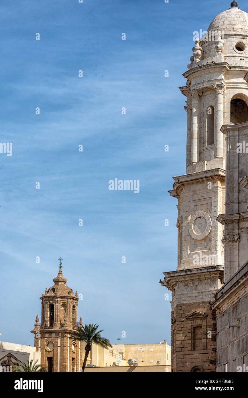 Catedral de Cádiz, España Stock Photo