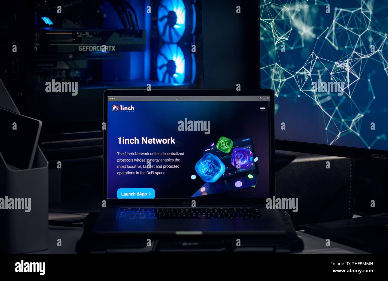 1inch crypto hi-res stock photography and images - Alamy