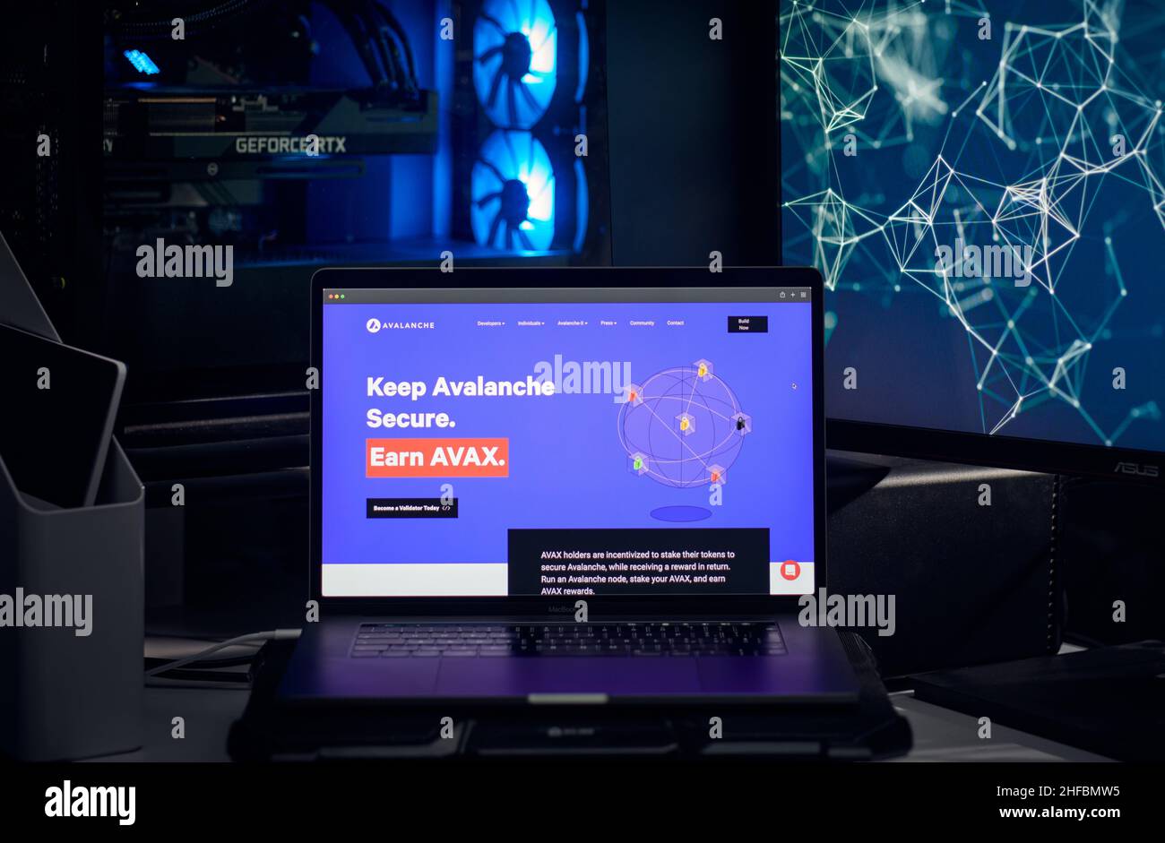 Avalanche avax hi-res stock photography and images - Page 2 - Alamy