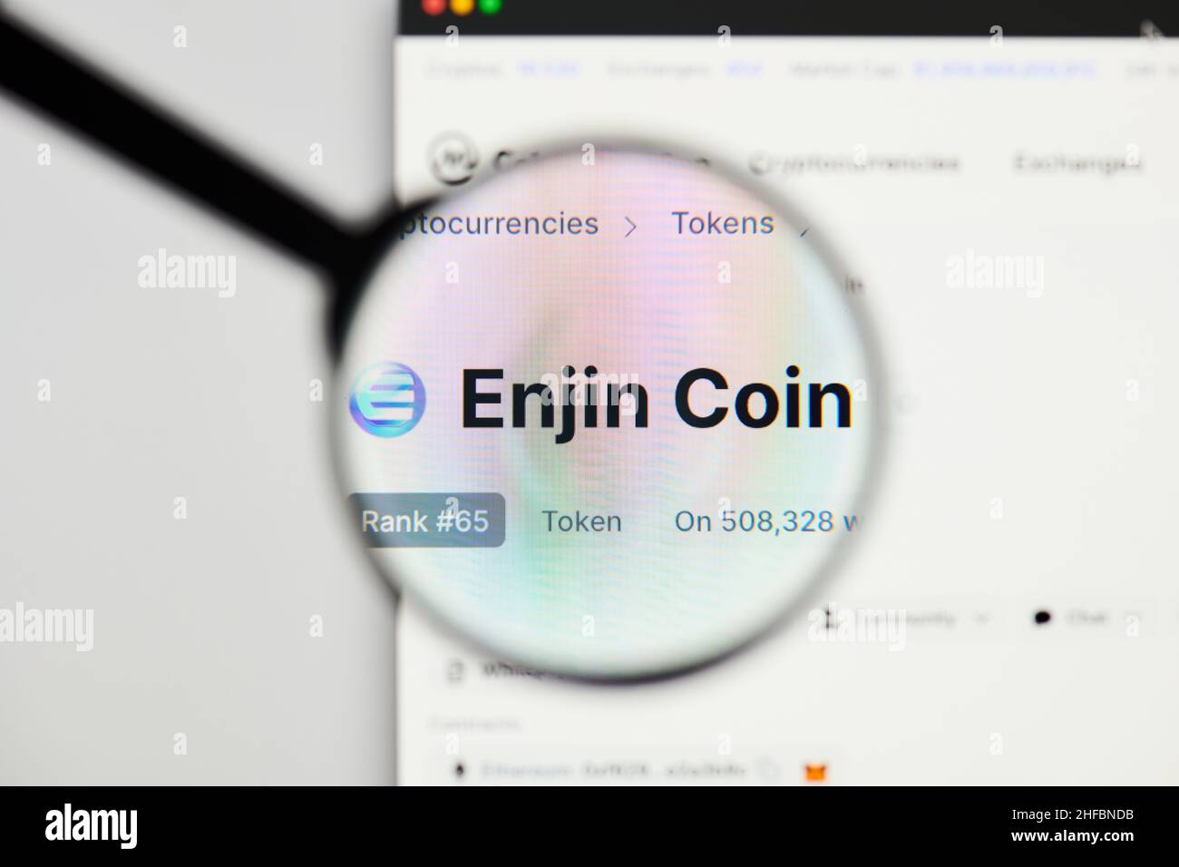 Enjin coin hi-res stock photography and images - Alamy