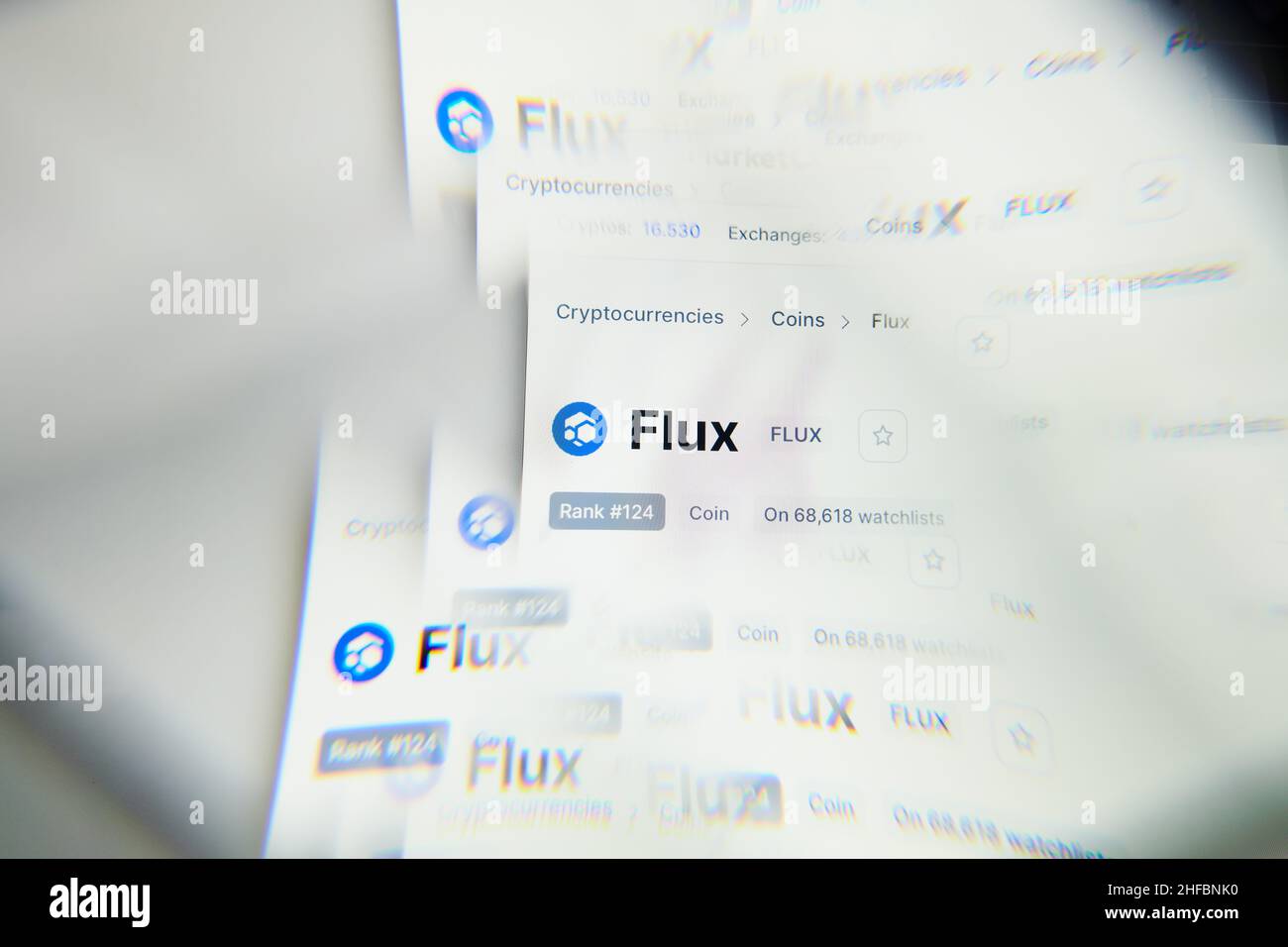 Flux crypto hi-res stock photography and images - Alamy