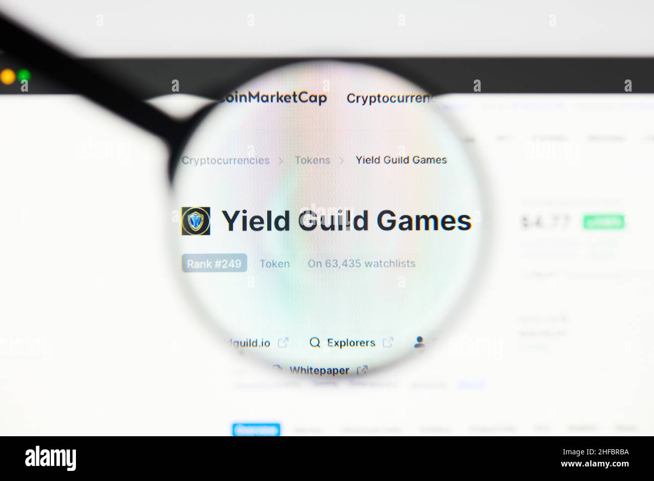 Yield guild games hi-res stock photography and images - Alamy