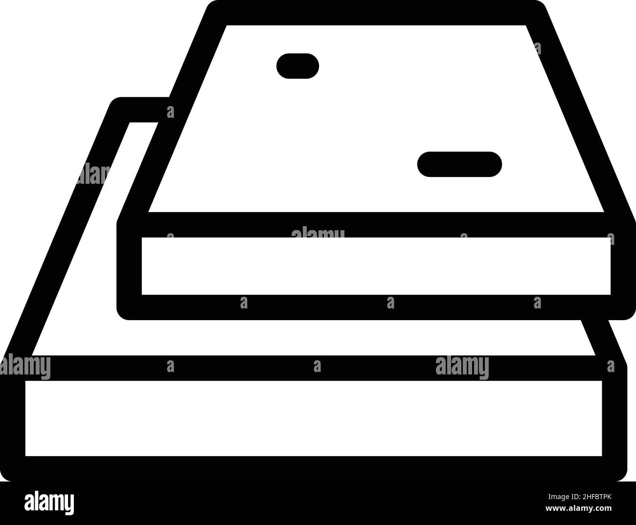 Plaster drywall icon outline vector. House cement. Wall construction