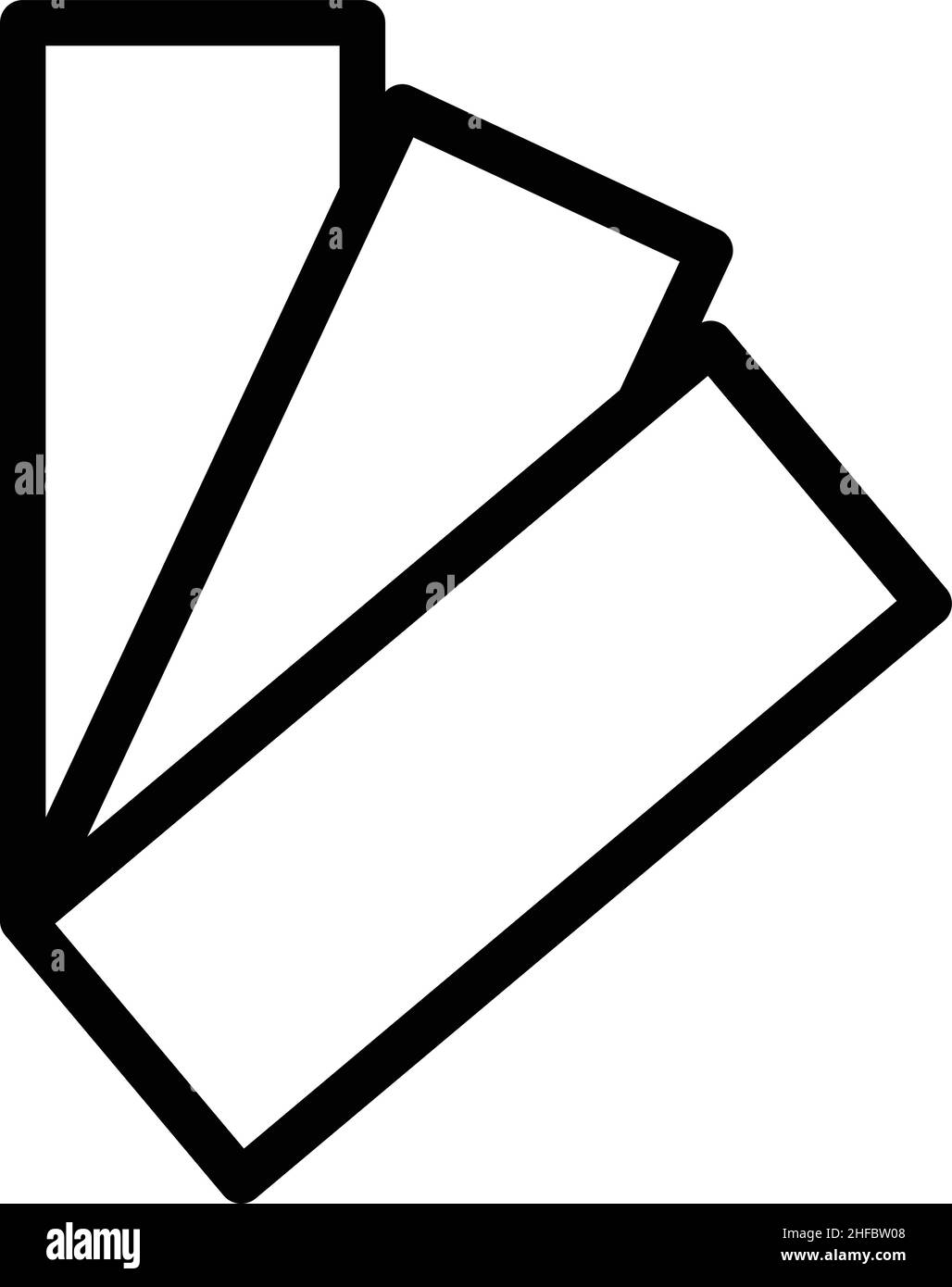 Cement plaster icon outline vector. House building. Drywall pile Stock